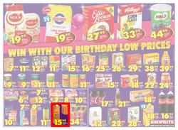 Shoprite Eastern Cape : Birthday Low Prices (23 July - 12 Aug 2018), page 4