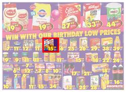 Shoprite Eastern Cape : Birthday Low Prices (23 July - 12 Aug 2018), page 4
