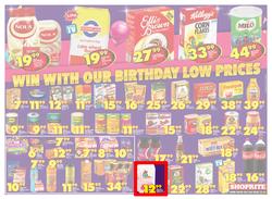 Shoprite Eastern Cape : Birthday Low Prices (23 July - 12 Aug 2018), page 4