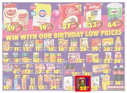 Shoprite Eastern Cape : Birthday Low Prices (23 July - 12 Aug 2018), page 4