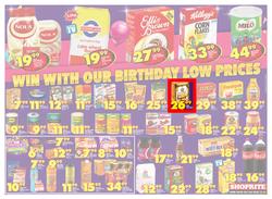 Shoprite Eastern Cape : Birthday Low Prices (23 July - 12 Aug 2018), page 4