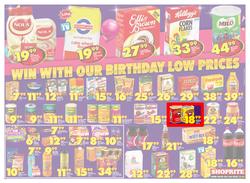 Shoprite Eastern Cape : Birthday Low Prices (23 July - 12 Aug 2018), page 4