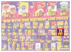 Shoprite Eastern Cape : Birthday Low Prices (23 July - 12 Aug 2018), page 4
