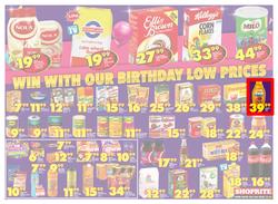 Shoprite Eastern Cape : Birthday Low Prices (23 July - 12 Aug 2018), page 4