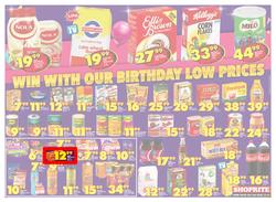 Shoprite Eastern Cape : Birthday Low Prices (23 July - 12 Aug 2018), page 4