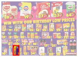 Shoprite Eastern Cape : Birthday Low Prices (23 July - 12 Aug 2018), page 4