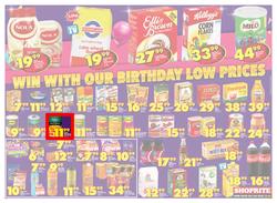 Shoprite Eastern Cape : Birthday Low Prices (23 July - 12 Aug 2018), page 4