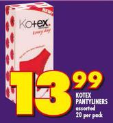 1Kotex Pantyliners 20-Per Pack