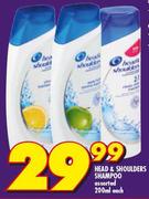 Head & Shoulders Shampoo-200ml Each