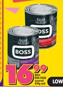 Boss Dog Food-820g Each