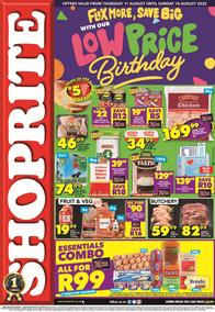 Shoprite Eastern Cape : Flex More, Save Big With Our Low Price Birthday! (11 August - 14 August 2022)