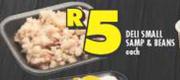 Deli Small Samp & Beans-Each