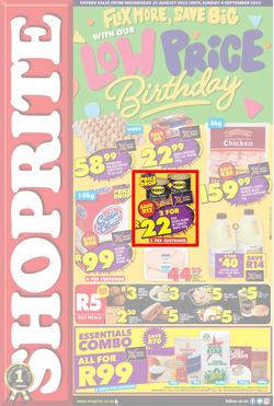 Shoprite Eastern Cape : Flex More, Save Big With Our Low Price Birthday (31 August - 4 September 2022), page 1