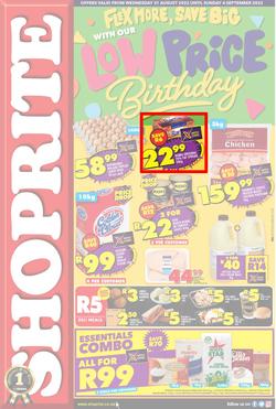 Shoprite Eastern Cape : Flex More, Save Big With Our Low Price Birthday (31 August - 4 September 2022), page 1