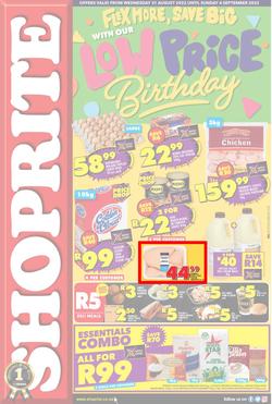 Shoprite Eastern Cape : Flex More, Save Big With Our Low Price Birthday (31 August - 4 September 2022), page 1