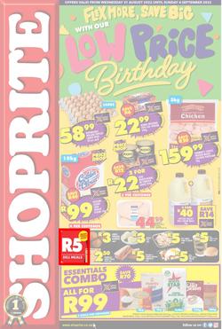 Shoprite Eastern Cape : Flex More, Save Big With Our Low Price Birthday (31 August - 4 September 2022), page 1