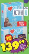 Lovies Disposable Nappies-Per Pack