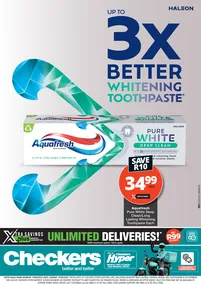 Checkers Eastern Cape : Aquafresh Promotion (18 August - 14 September 2025)