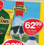 First Choice Long Life Milk-6X1L