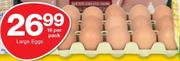 Large Eggs-18's Per Pack