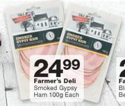 Farmer's Deli Smoked Gypsy Ham-100g Each