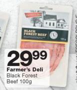 Farmer's Deli Black Forest Beef-100g Each