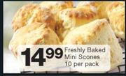 Freshly Baked Mini Scones-10's Per Pack