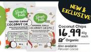 Simple Truth Coconut chips-40g Each