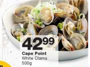 Cape Point White Clams-500g