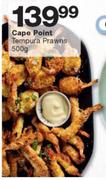 Cape Point Tempura Prawns-500g