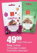 Frey Coatles Chocolate Coated Fruit/Nuts Assorted-140g/150g Each