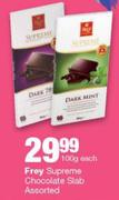 Frey Supreme Chocolate Slab Assorted-100g Each