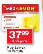 Med Lemon Flu Remedy-8 Per Pack