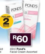 Ponds Facial Cream Assorted-40ml