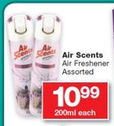Air Scents Air Freshener Assorted-200ml Each