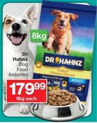 Dr Hahnz Dog Food Assorted-8Kg Each