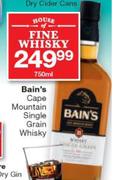 Bain's Cape Mountain Single Grain Whisky-750ml
