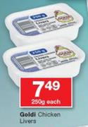 Goldi Chicken Livers-250g Each