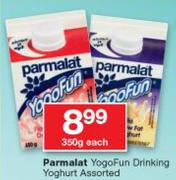 Parmalat Yogofun Drinking Yoghurt-350g Each