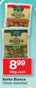 Santa Bianca Olives Assorted-195g Each