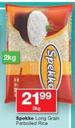 Spekko Long Grain Praboiled Rice-2Kg