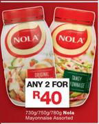 Nola Mayonnaise Assorted-2x730g/750g/780g