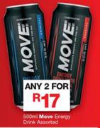 Move Energy Drink-2x500ml