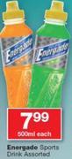 Energade Sports Drink Assorted-500ml Each