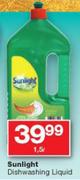 Sunlight Dishwashing Liquid-1.5Ltr