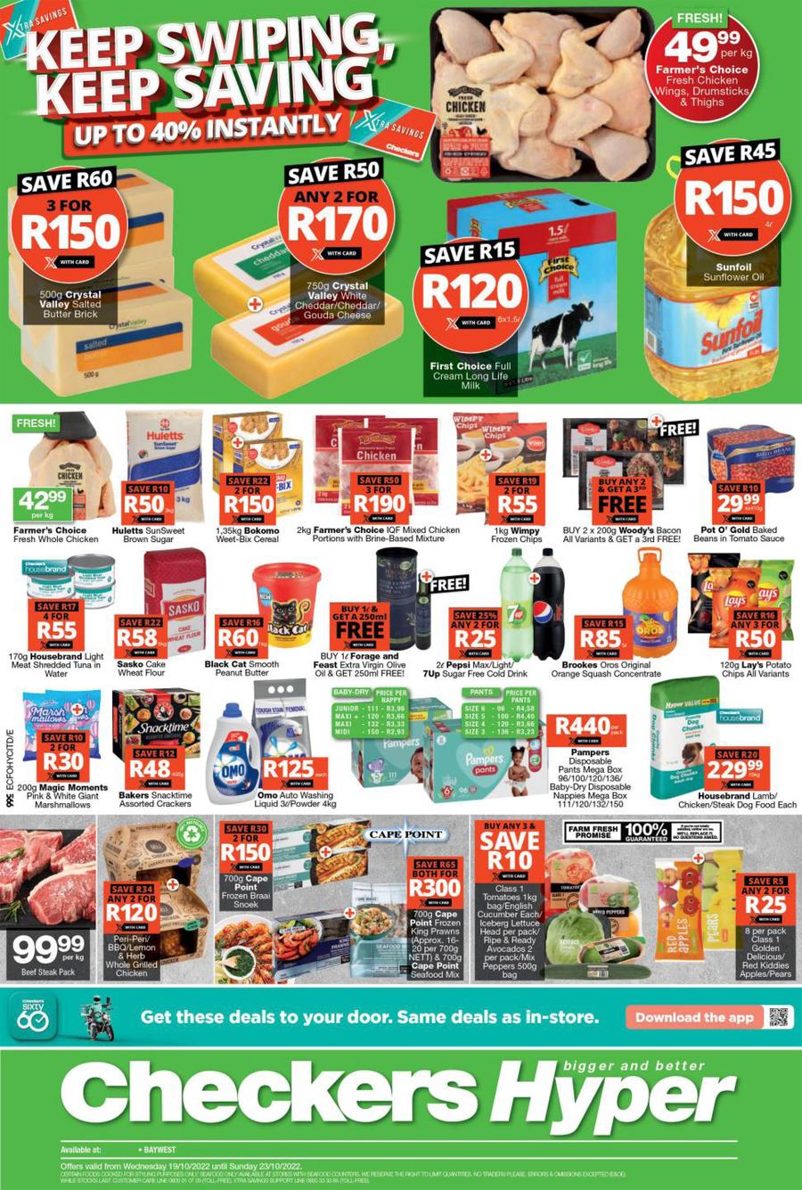 Checkers Hyper Bay West : Keep Swiping, Keep Savings (19 October - 23 ...