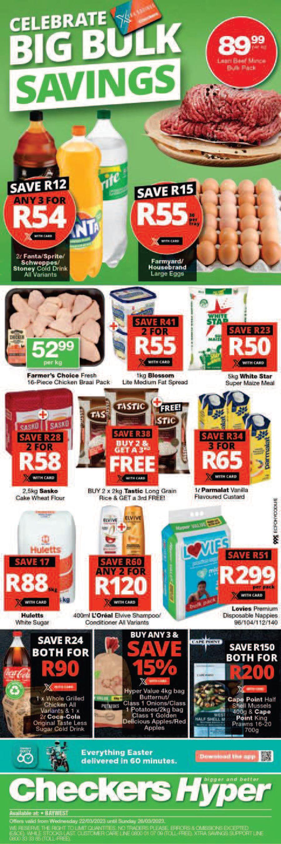 Checkers baywest deals