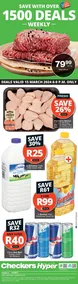 Checkers Hyper Bay West : Weekly Deals (15 March 2024 Only)