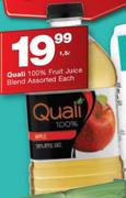 Quali 100% Fruit Juice Blend-1.5Ltr Each
