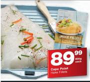 Cape Point Hake Fillet-800g Each